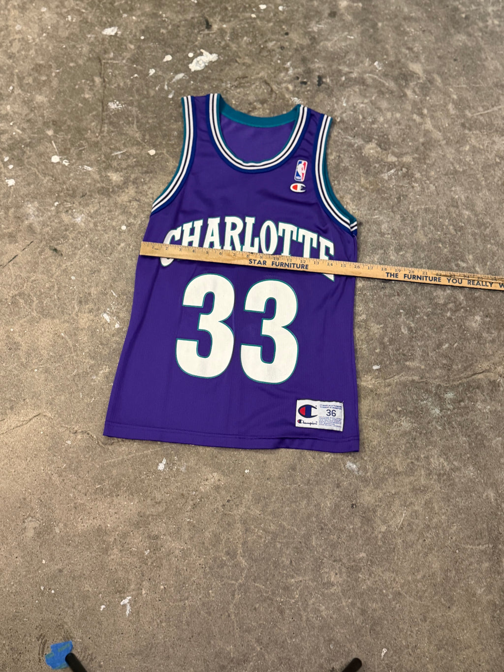Alonzo Mourning Charlotte Hornets Jersey