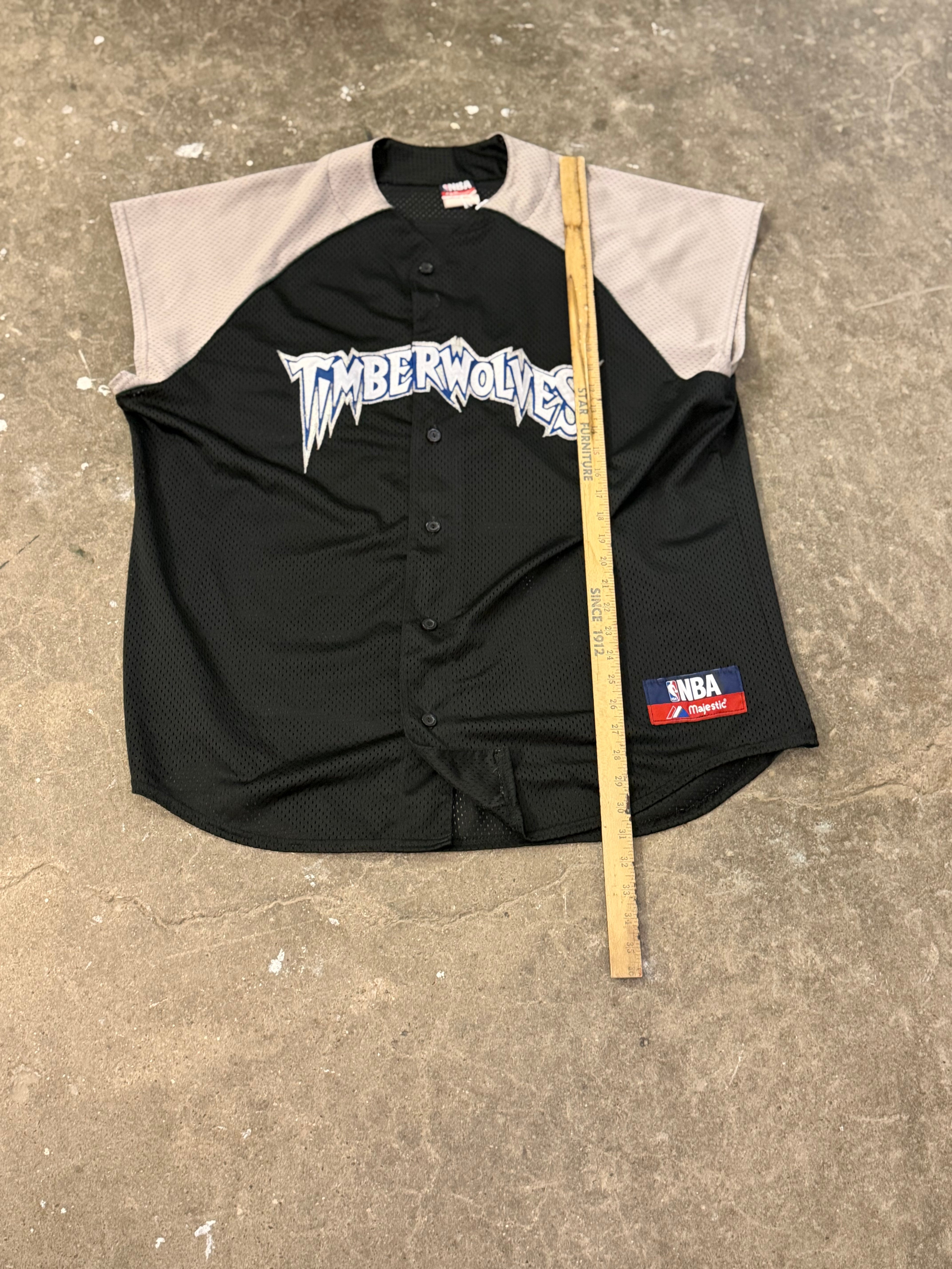 Minnesota Timberwolves Baseball Button-Up