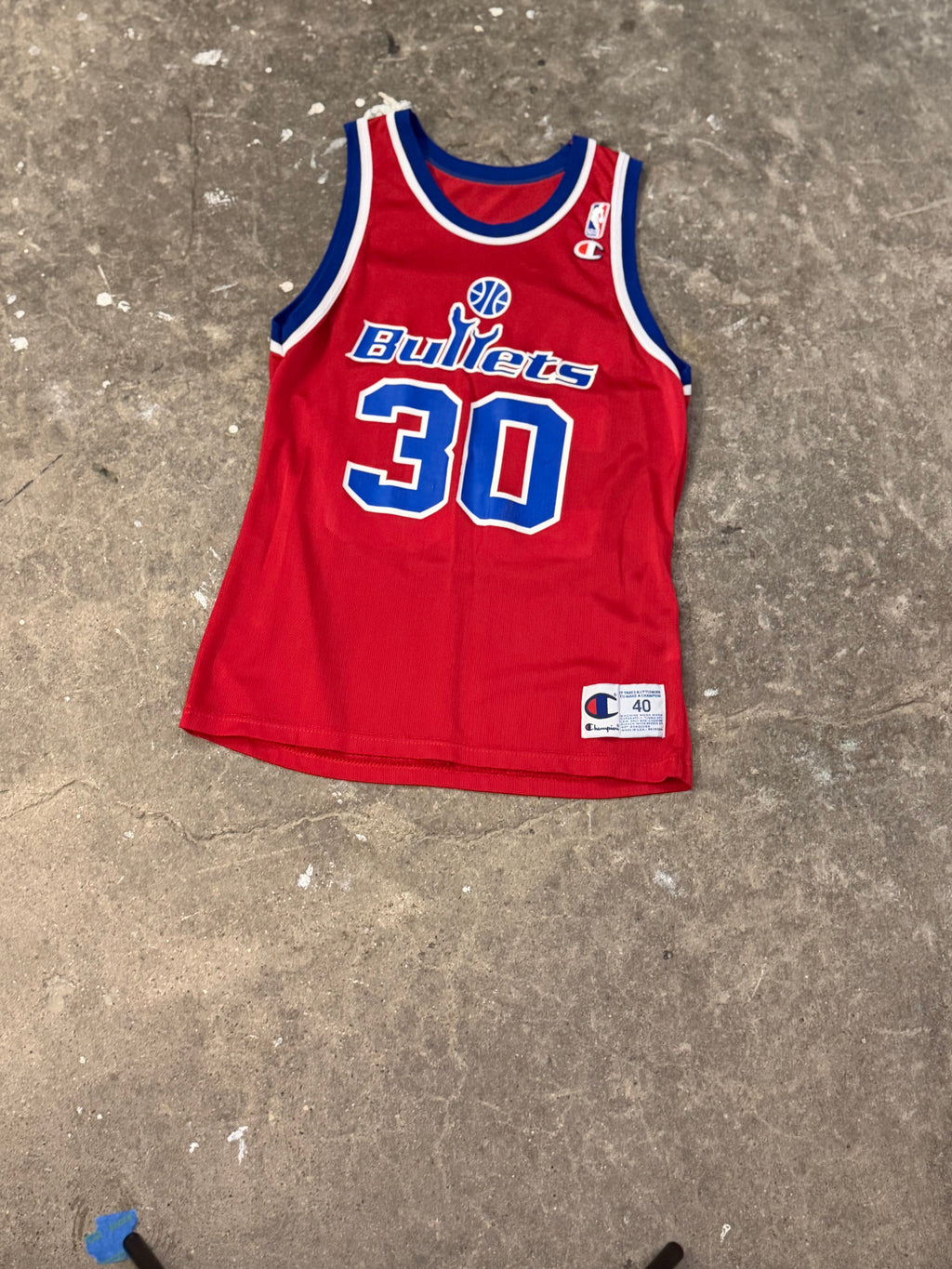 Ben Wallace Washington Bullets Jersey