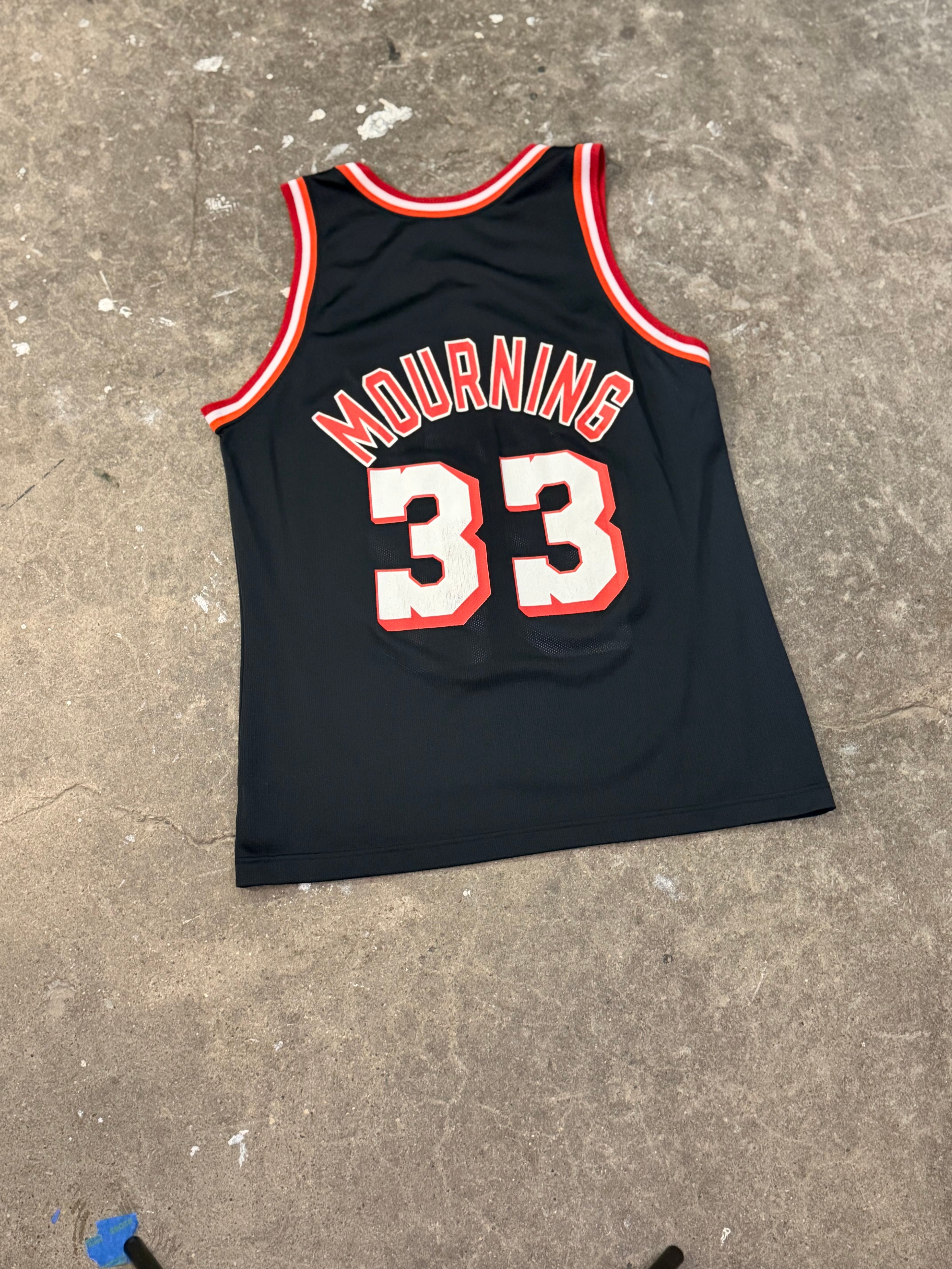 Alonzo Mourning Miami Heat Jersey