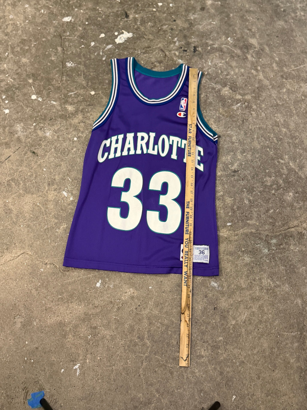 Alonzo Mourning Charlotte Hornets Jersey