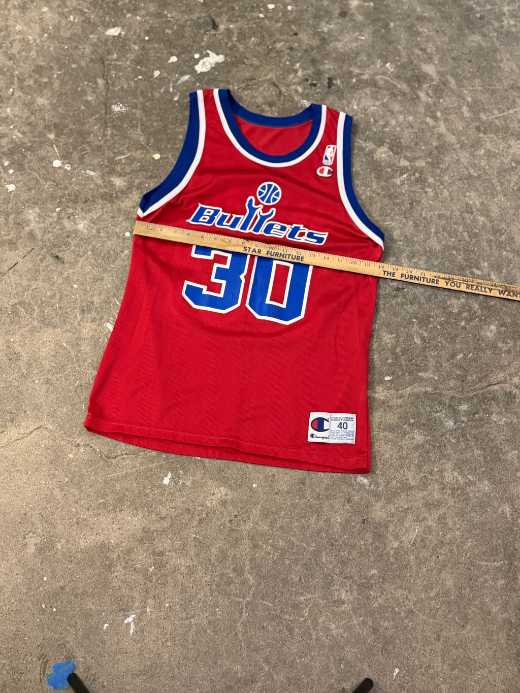 Ben Wallace Washington Bullets Jersey