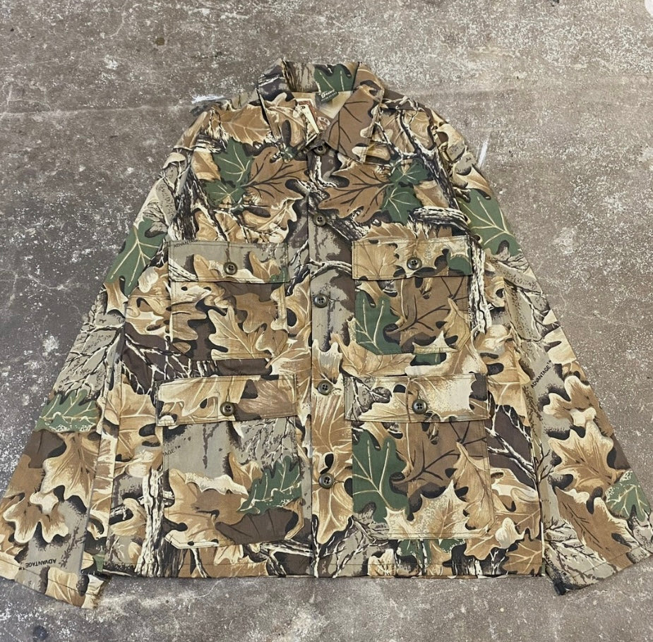 Vintage Camouflage Cargo Work Shirt